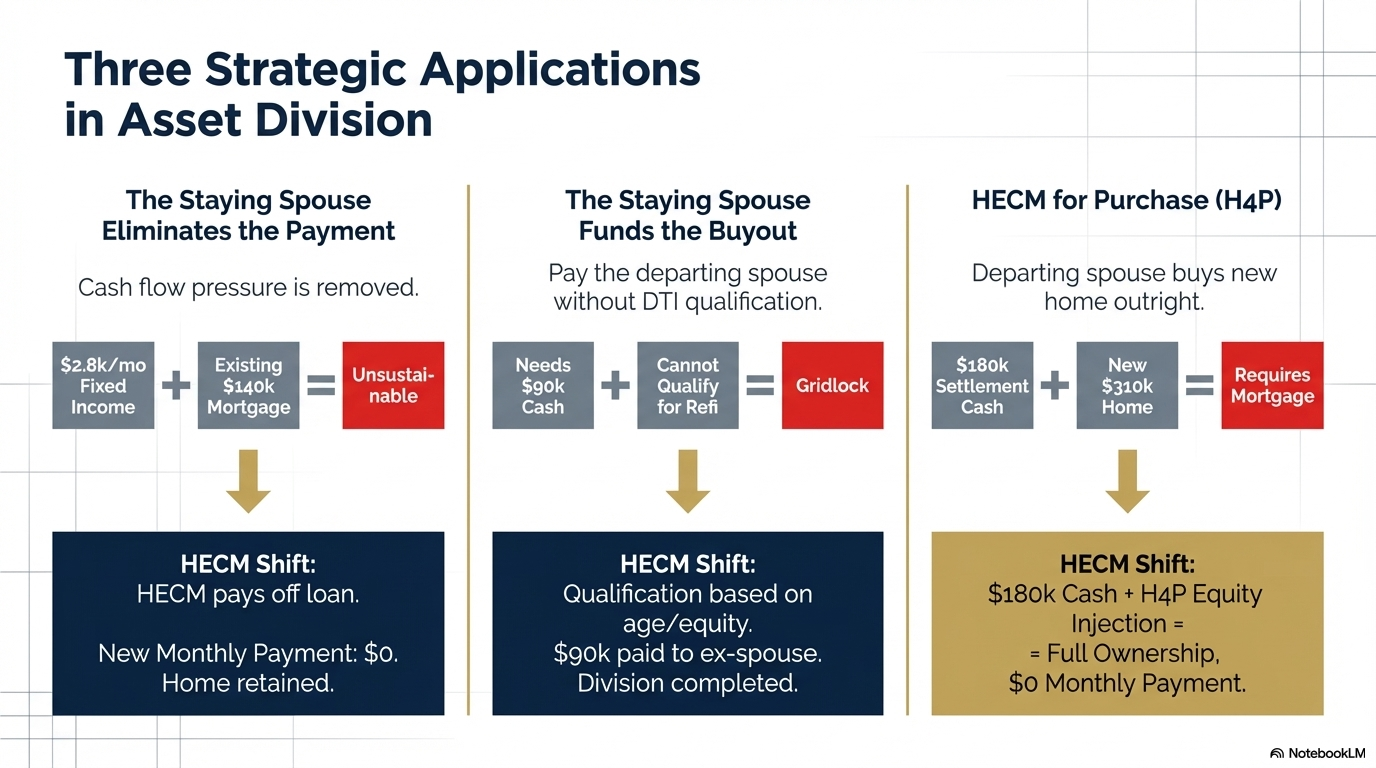 Three Strategic Applications in Asset Division